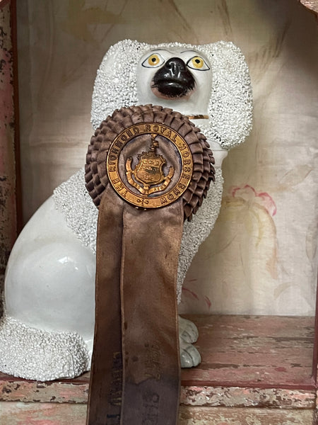 Collection Antique Silk Rosettes Ribbons Interior Decor: C20th Britain