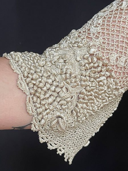 Original 1920s Crotchet Lace Top: C1920 Europe