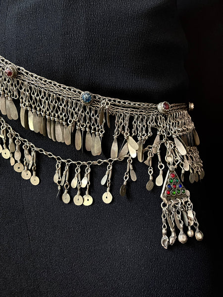 Statement Tribal Chain Belt: C1930 Uzbekistan