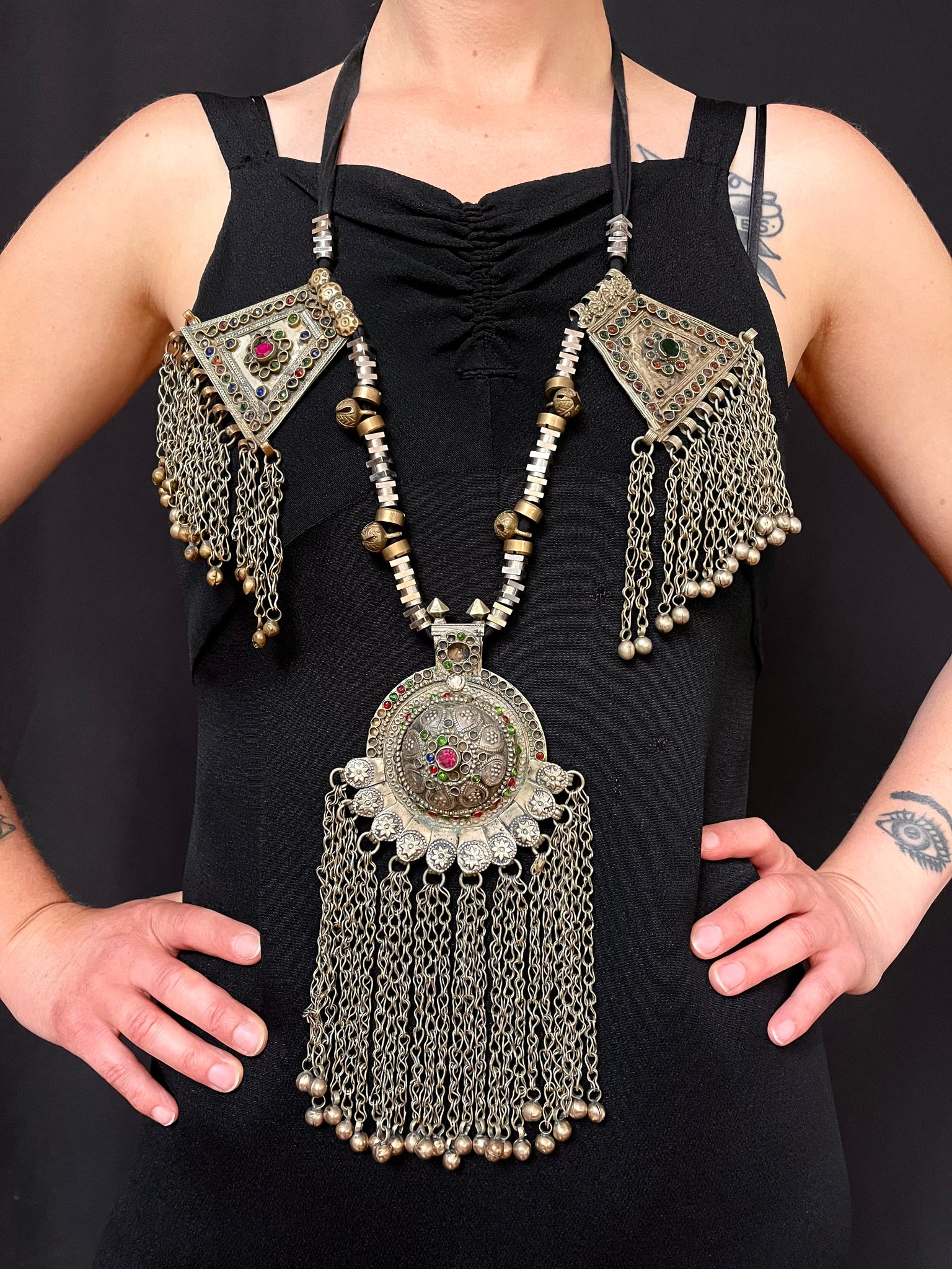 Collectable Tribal Statement Necklace C20th Uzbekistan Hannah