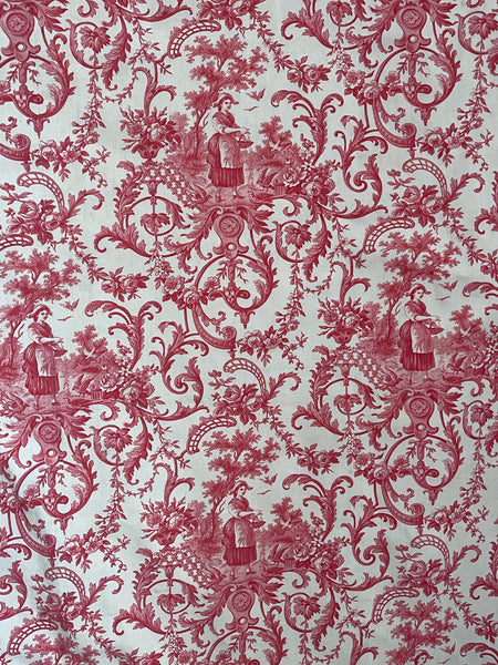 Toile de Jouy Bedcover Throw: C20th France