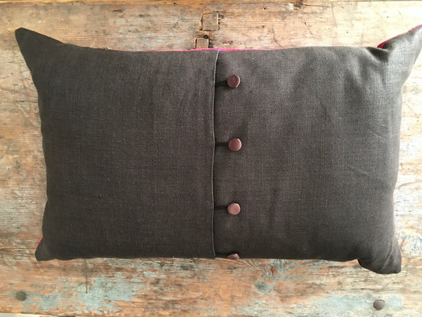 Bespoke cushion collection, antique Ottoman silk C19th