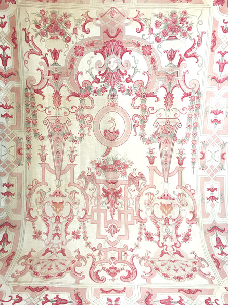 Reserved Do not Buy: Large Chintz Wall or Bed Hanging: mid C20th French
