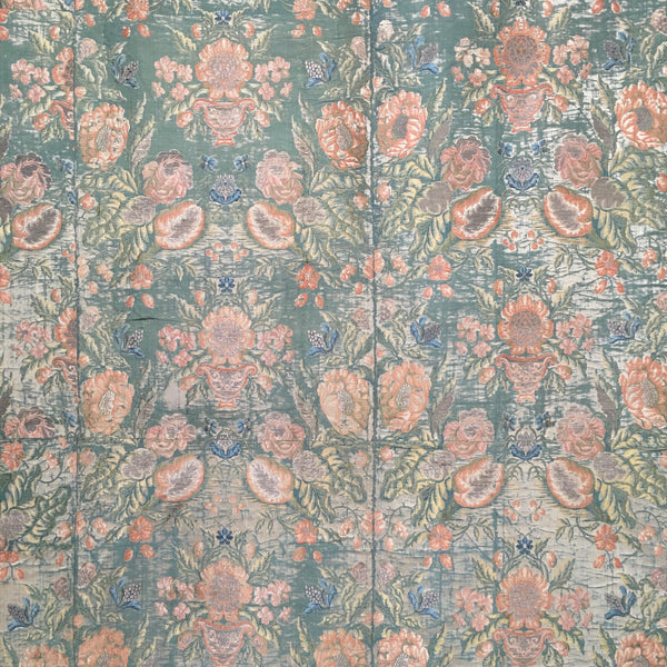 Large 18th Century Silk Brocade Panel, European