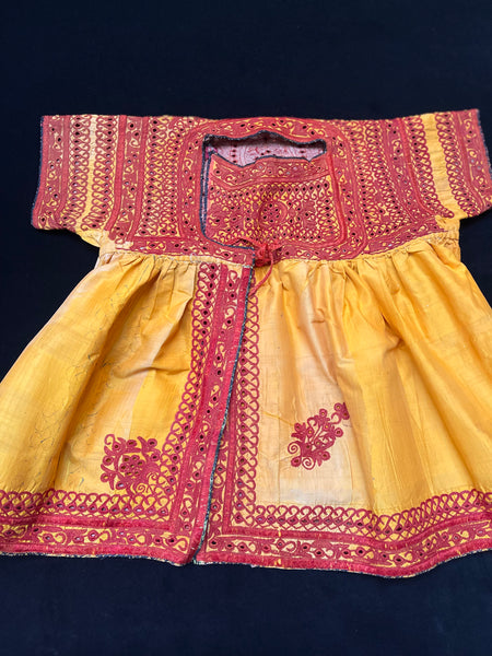 Childs Embroidered Silk Tunic: C19th Sind, Pakistan