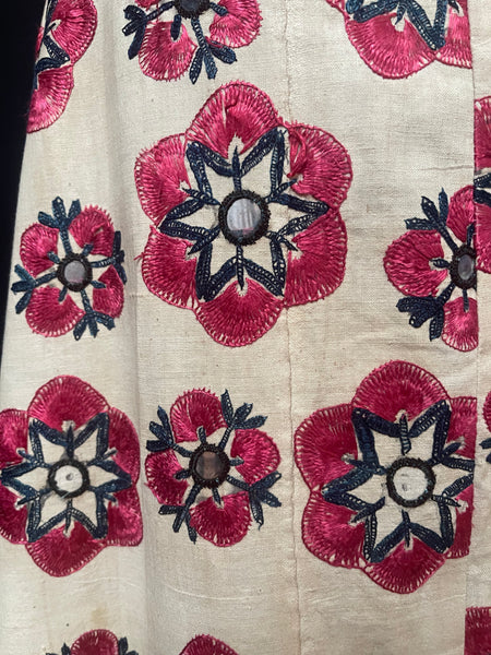 Hand Embroidered Dress with Mirrors: C20th Sindh, Pakistan