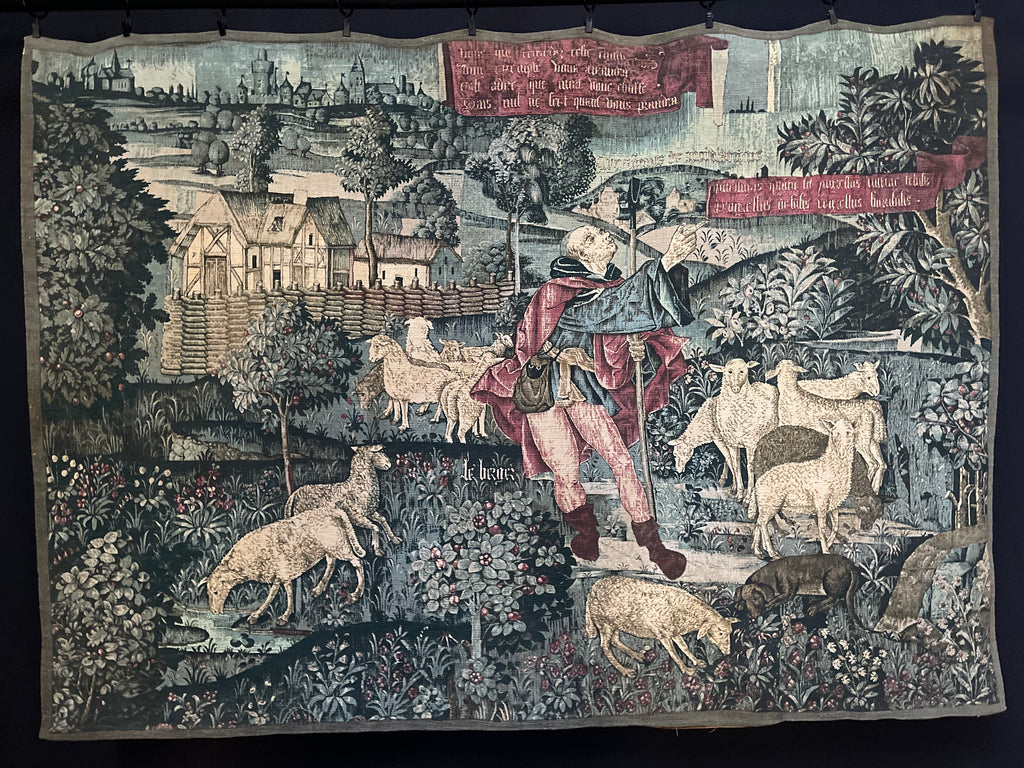 Antique wall tapestry hotsell