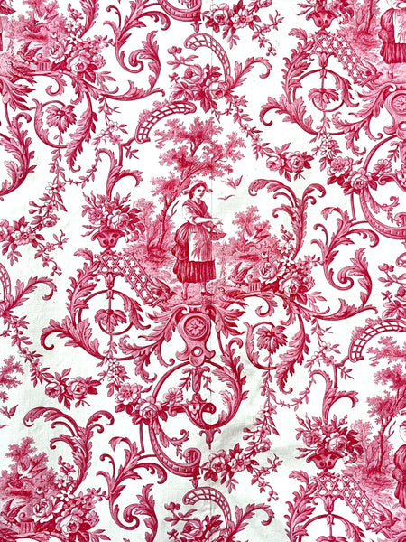 Toile de Jouy Bedcover Throw: C20th France