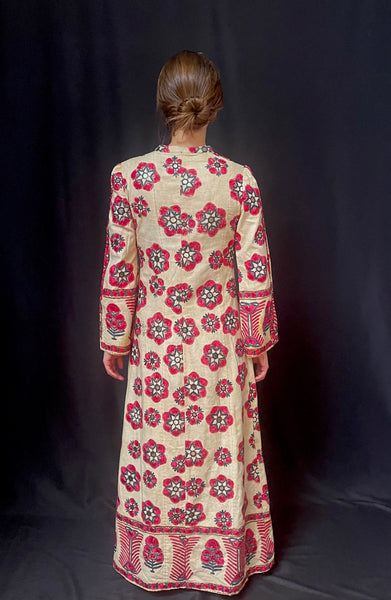Hand Embroidered Dress with Mirrors: C20th Sindh, Pakistan