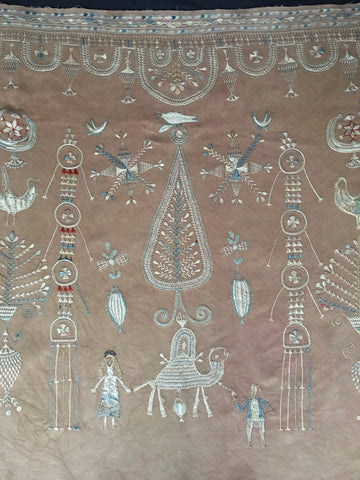 Embroidered Woman’s shawl or Hanging: Tunisia, First half 20th Century